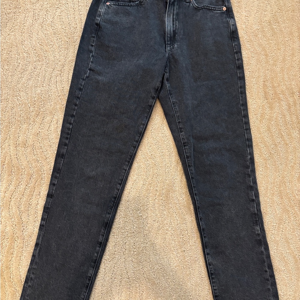 Garage High Rise Black Jeans